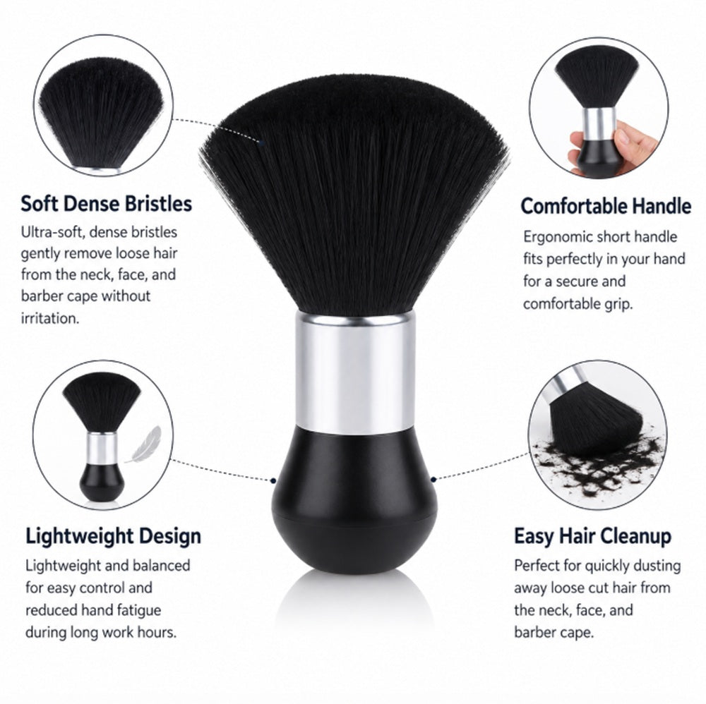 Barber Neck Duster & Body Powder Brush | TIKA