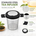 Stainless Steel Fine-Mesh Loose-Leaf Tea Infuser Strainer | TIKA