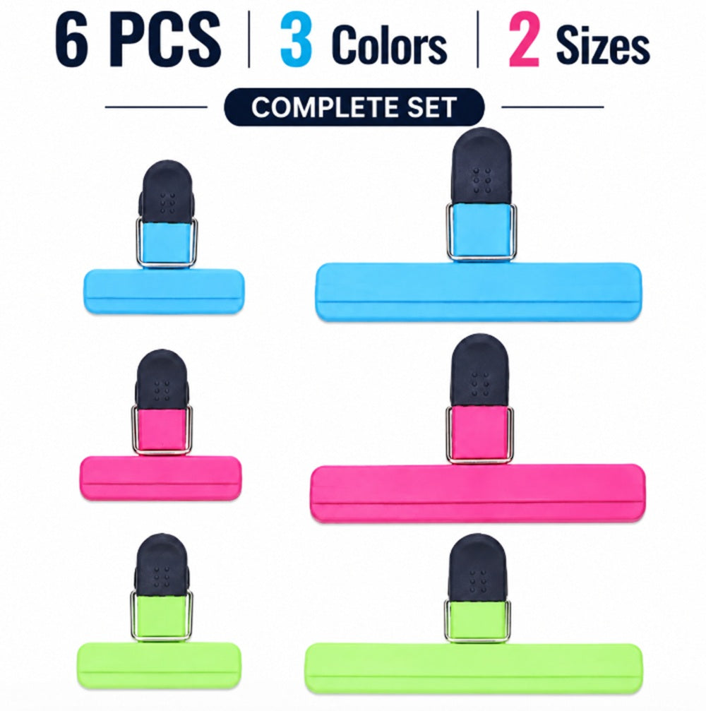 6-Pack Durable Chip Bag Sealing Clips | TIKA