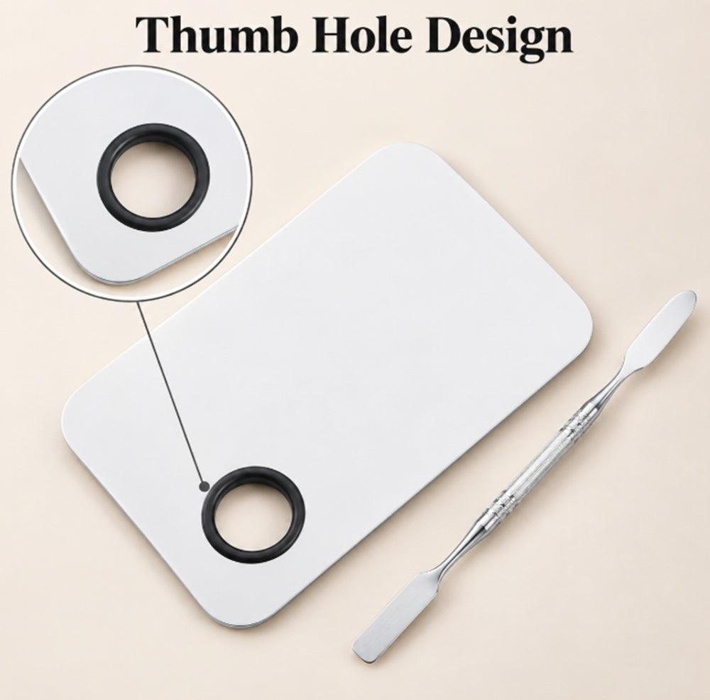 Acrylic Makeup Mixing Palette with Spatula | TIKA