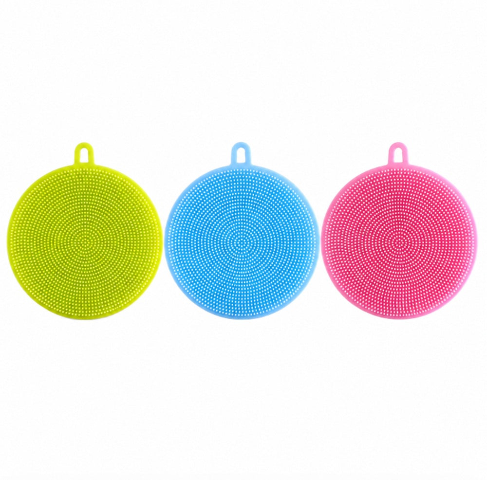 3-Piece Silicone Dishwashing Brush Set | TIKA