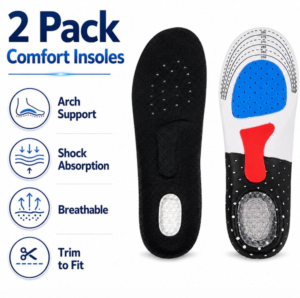 1-Pair Arch Support Shoe Insoles | TIKA