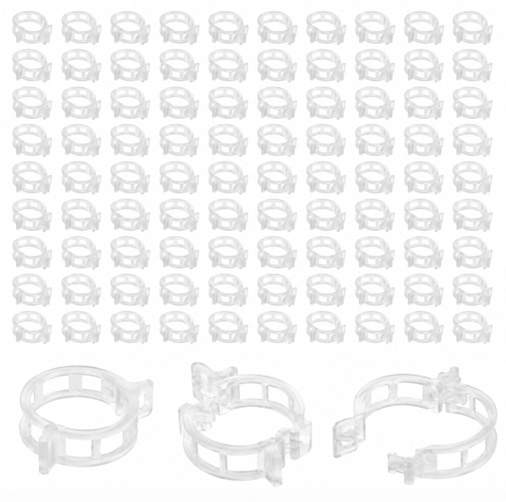 100-Pack Plant Trellis Clips for Tomatoes & Vines | TIKA