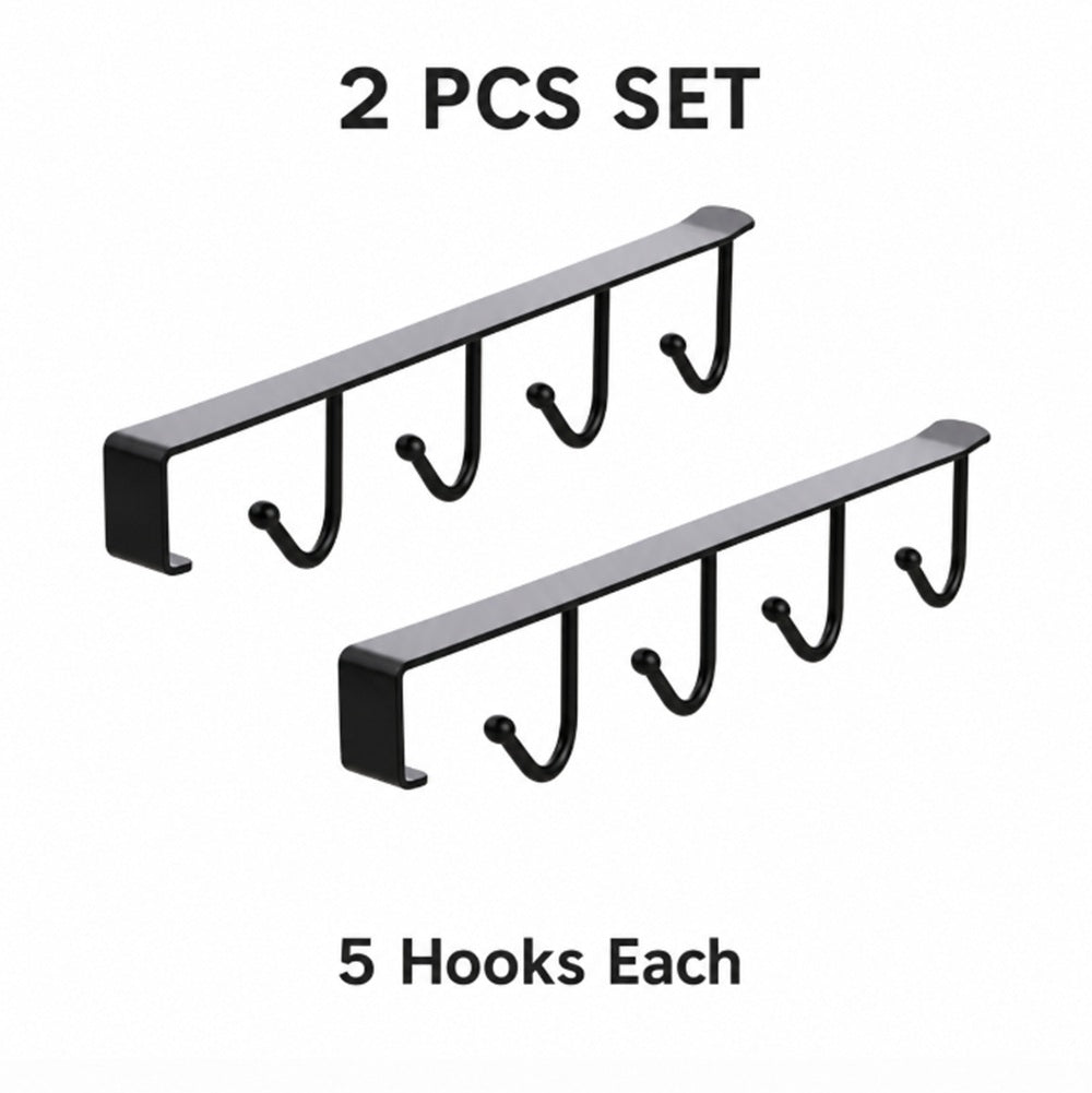 2-Piece Under-Shelf Mug Holder Racks | TIKA