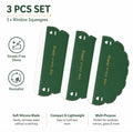 3-Pack Glass & Mirror Cleaning Squeegee Set | TIKA