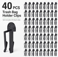 40-Pack Trash Bag Clips & Bin Liner Holders | TIKA