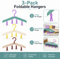 3-Pack Foldable Travel Clothes Hangers | TIKA