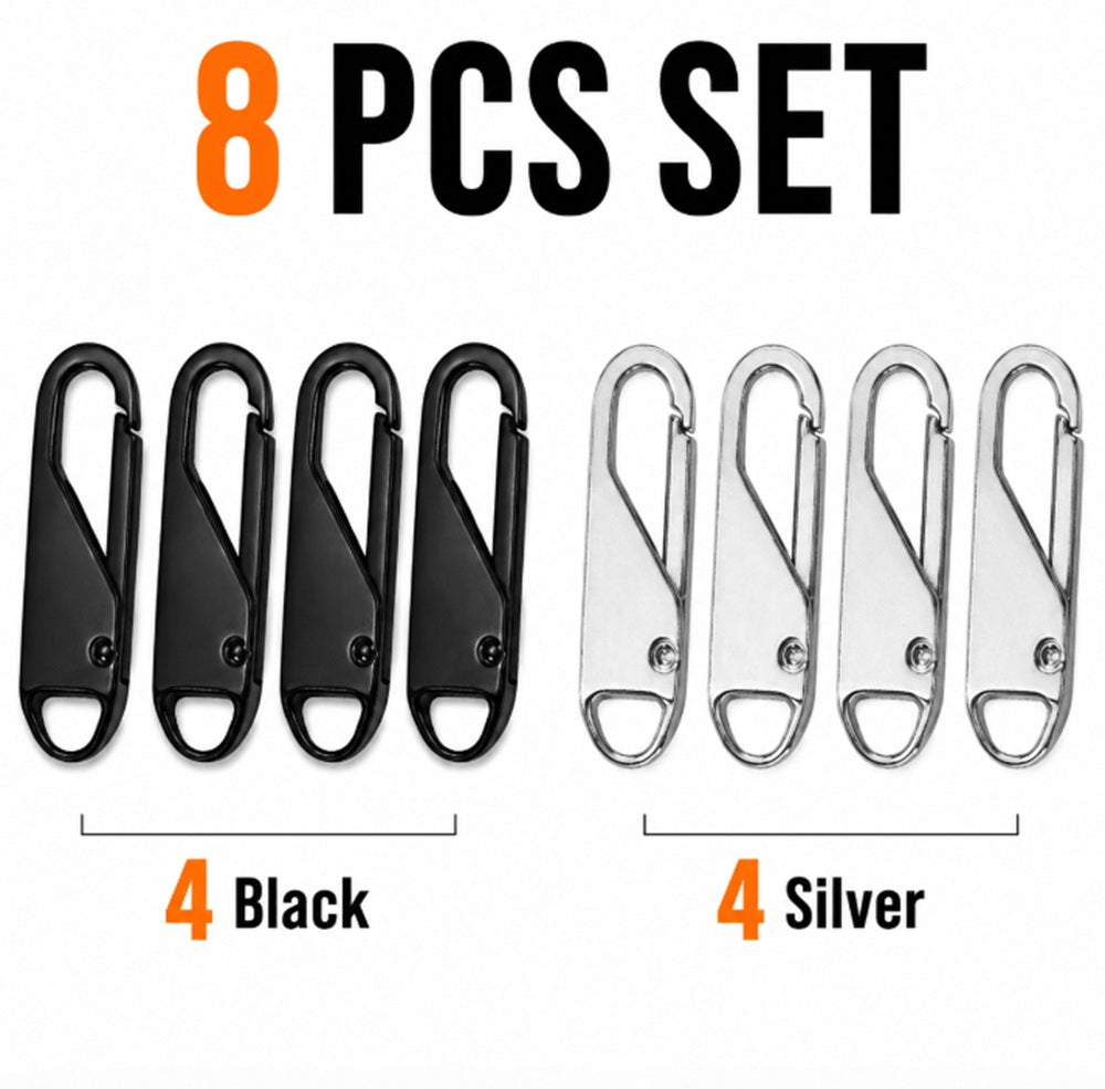 8-Pack Zipper Pull Tab Replacement Kit | TIKA