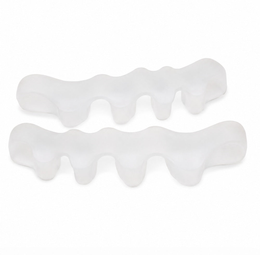 1-Pair Reusable Silicone Gel Big Toe Separators | TIKA