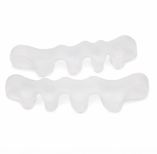 1-Pair Reusable Silicone Gel Big Toe Separators | TIKA