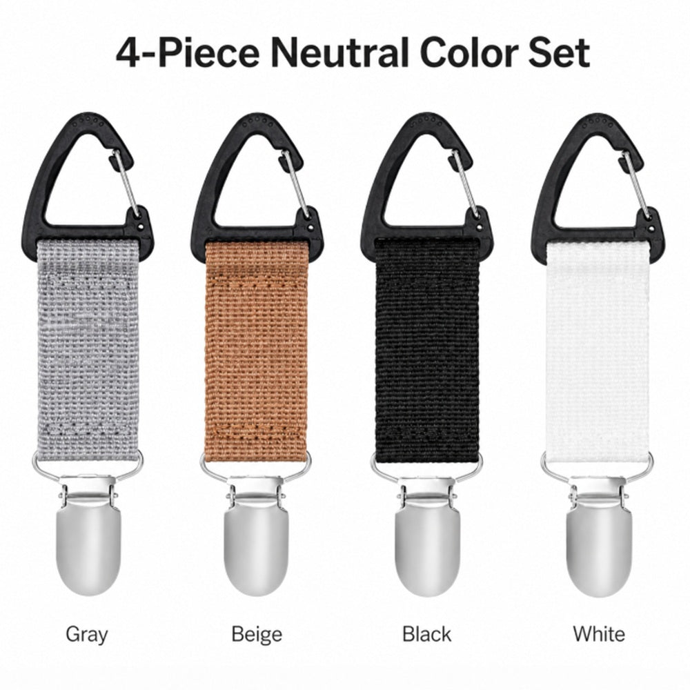 4-Pack Elastic Travel Hat Clips | TIKA