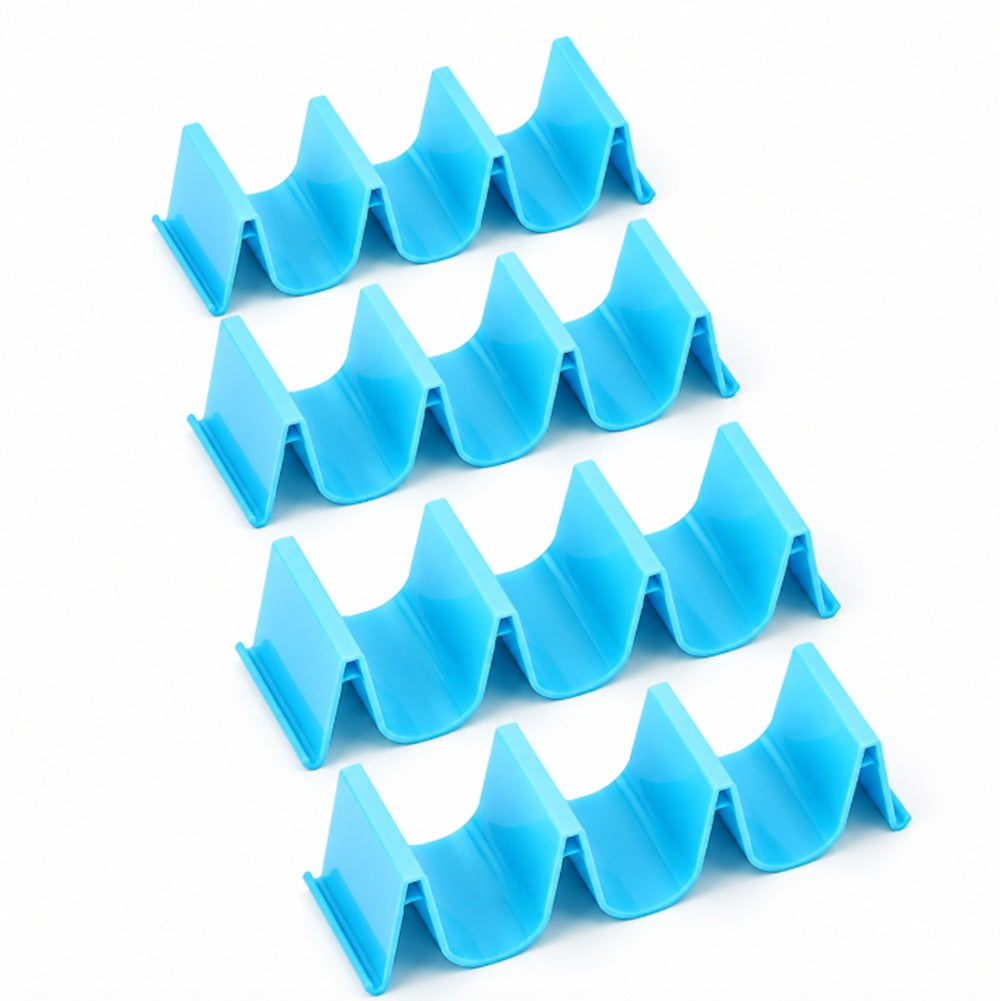 4-Pack BPA-Free Plastic Wave Taco Holders | TIKA