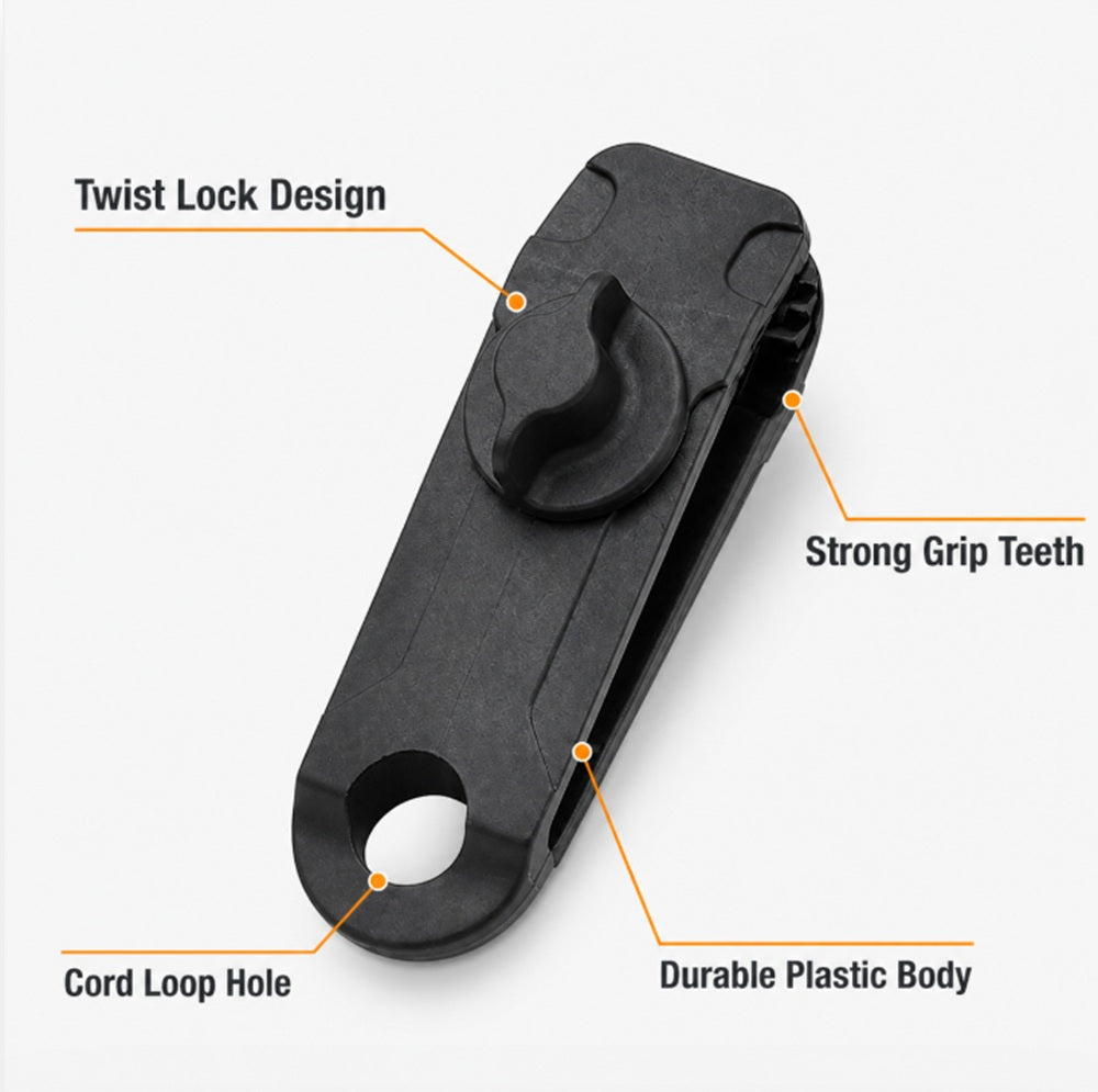 10-Pack Reusable Heavy-Duty Tarp Clips | TIKA