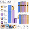 5-Pack 12ml Refillable Travel Perfume Atomizers | TIKA