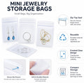 100-Pack Clear PVC Coin Storage Bags, 5 × 7cm | TIKA