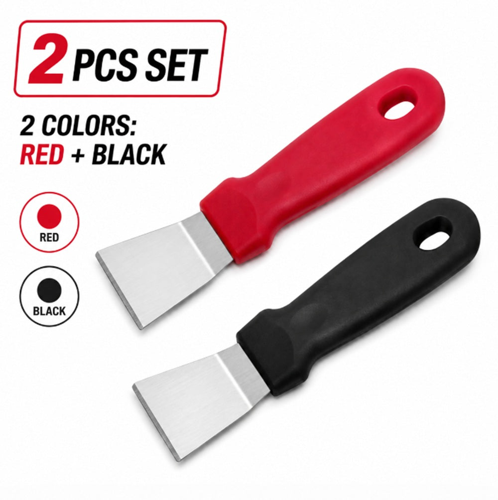 2-Piece Stainless Steel Spatula and Scoop Set | TIKA
