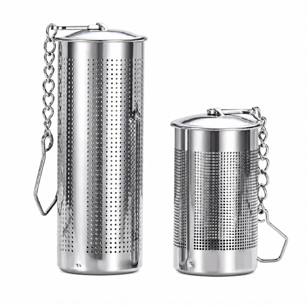 2-Pack Stainless Steel Fine-Mesh Tea Infuser Balls with Chain Hooks | TIKA