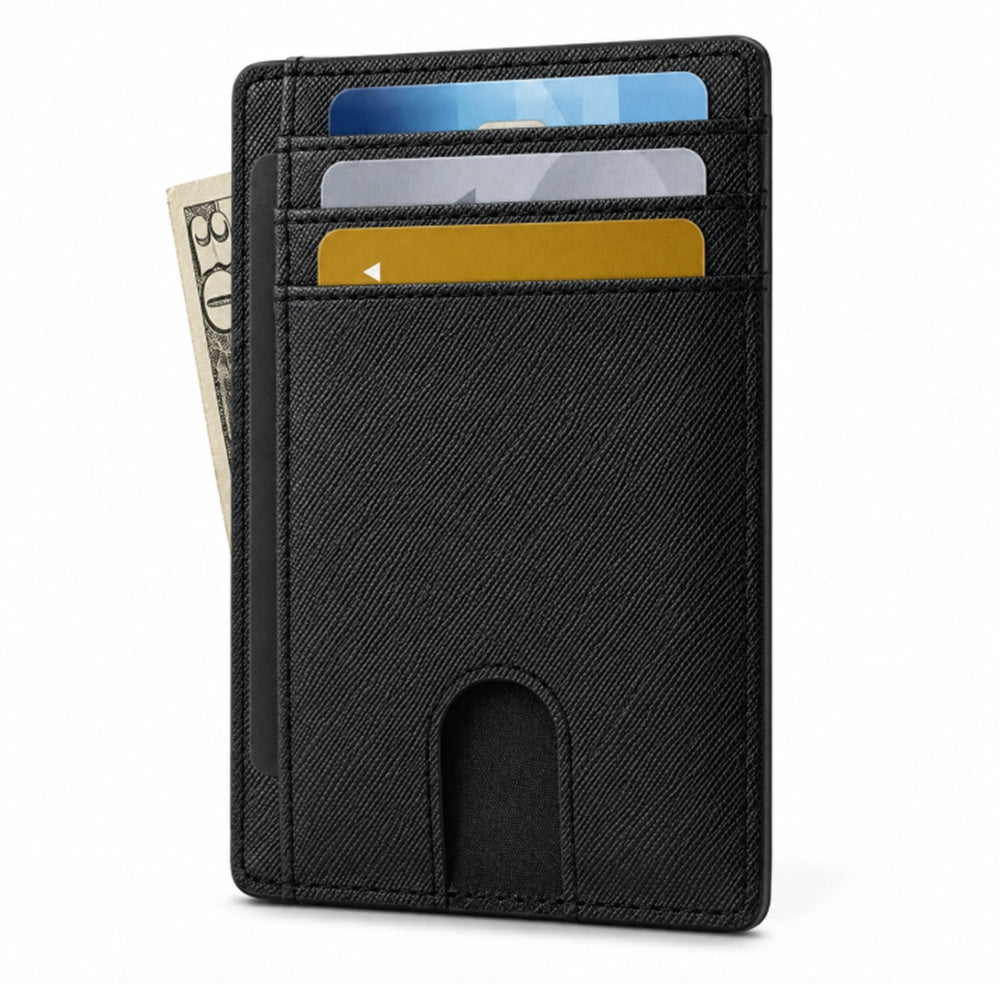 Slim RFID Blocking Leather Card Wallet | TIKA