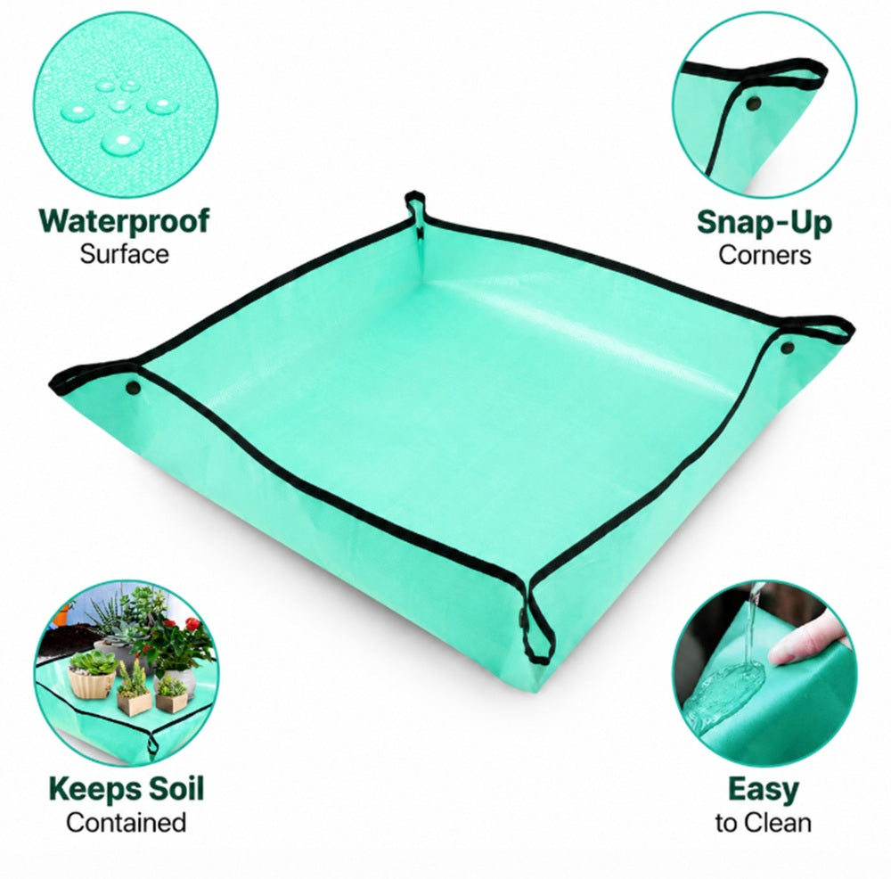 39in Foldable Waterproof Plant Repotting Mat | TIKA