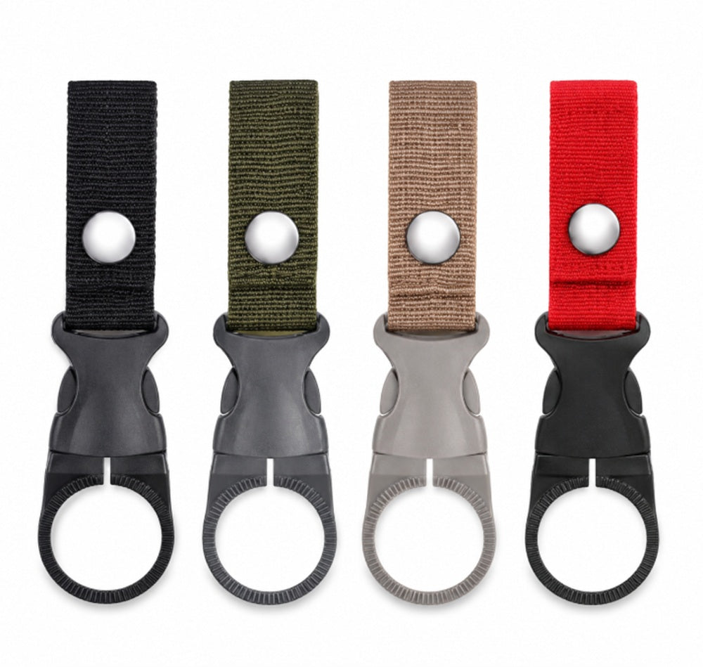 4-Pack Water Bottle Holder Clips with Carabiners | TIKA