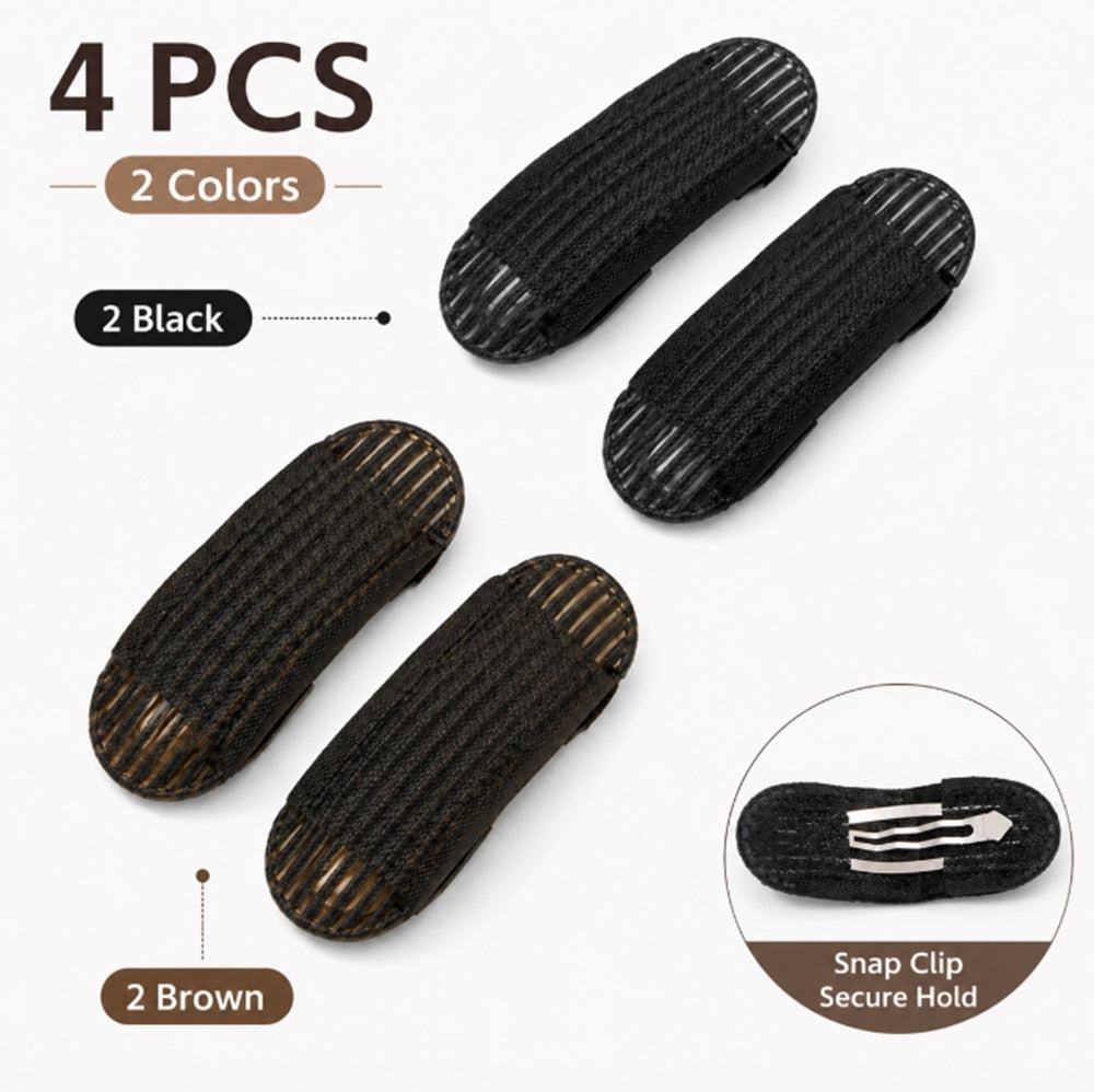 4-Pack Sponge Hair Volume Inserts with Clips | TIKA