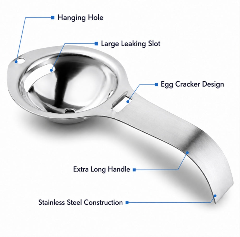 Egg Yolk & White Separator Sieve for Baking | TIKA