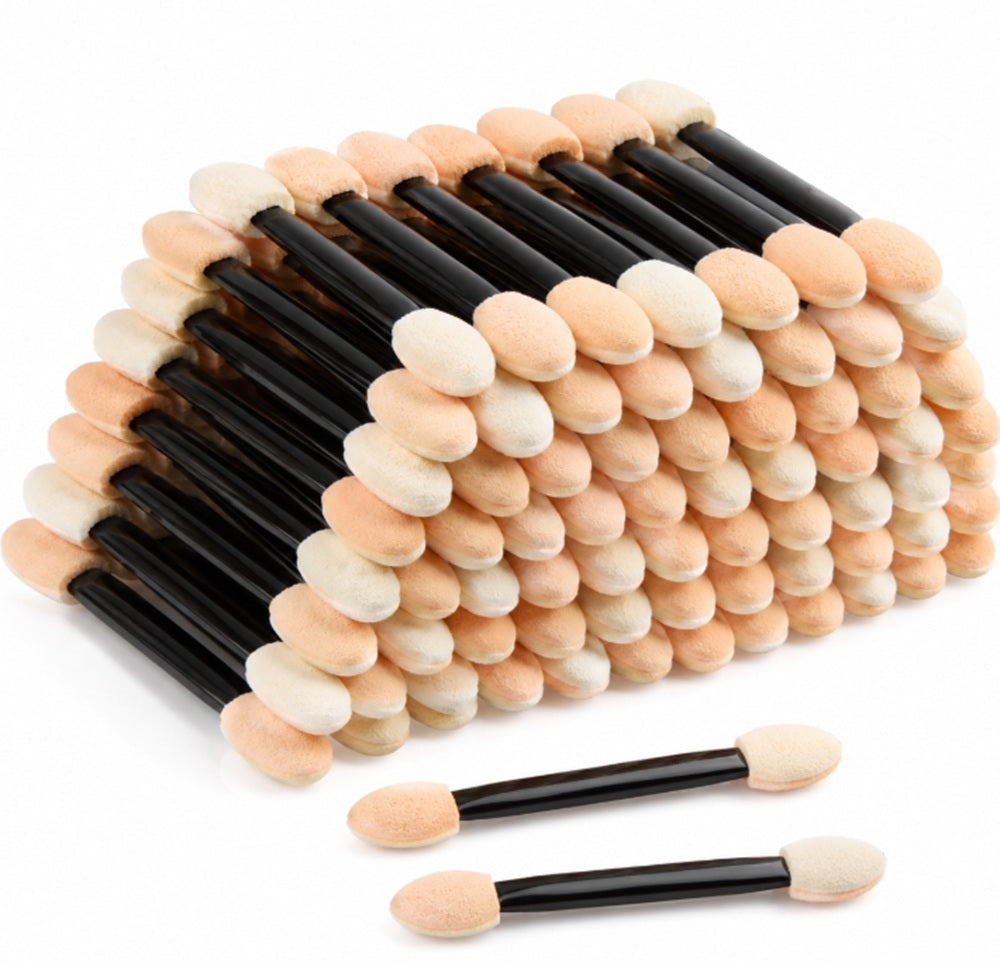 100-Pack Dual-Ended Disposable Eyeshadow Applicators | TIKA