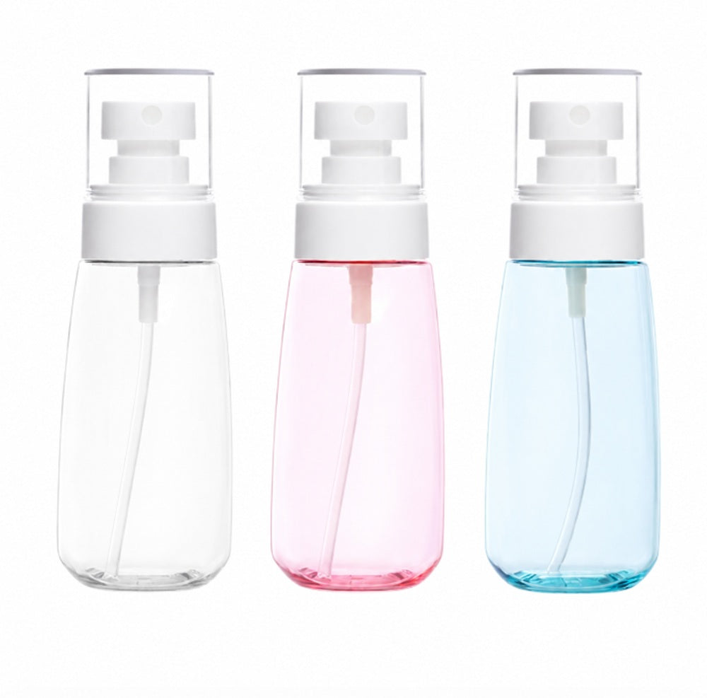 3-Pack 60ml Clear Refillable Fine Mist Spray Bottles | TIKA