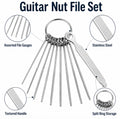 Guitar Nut Slotting Saw & File Kit for Repair & Setup | TIKA