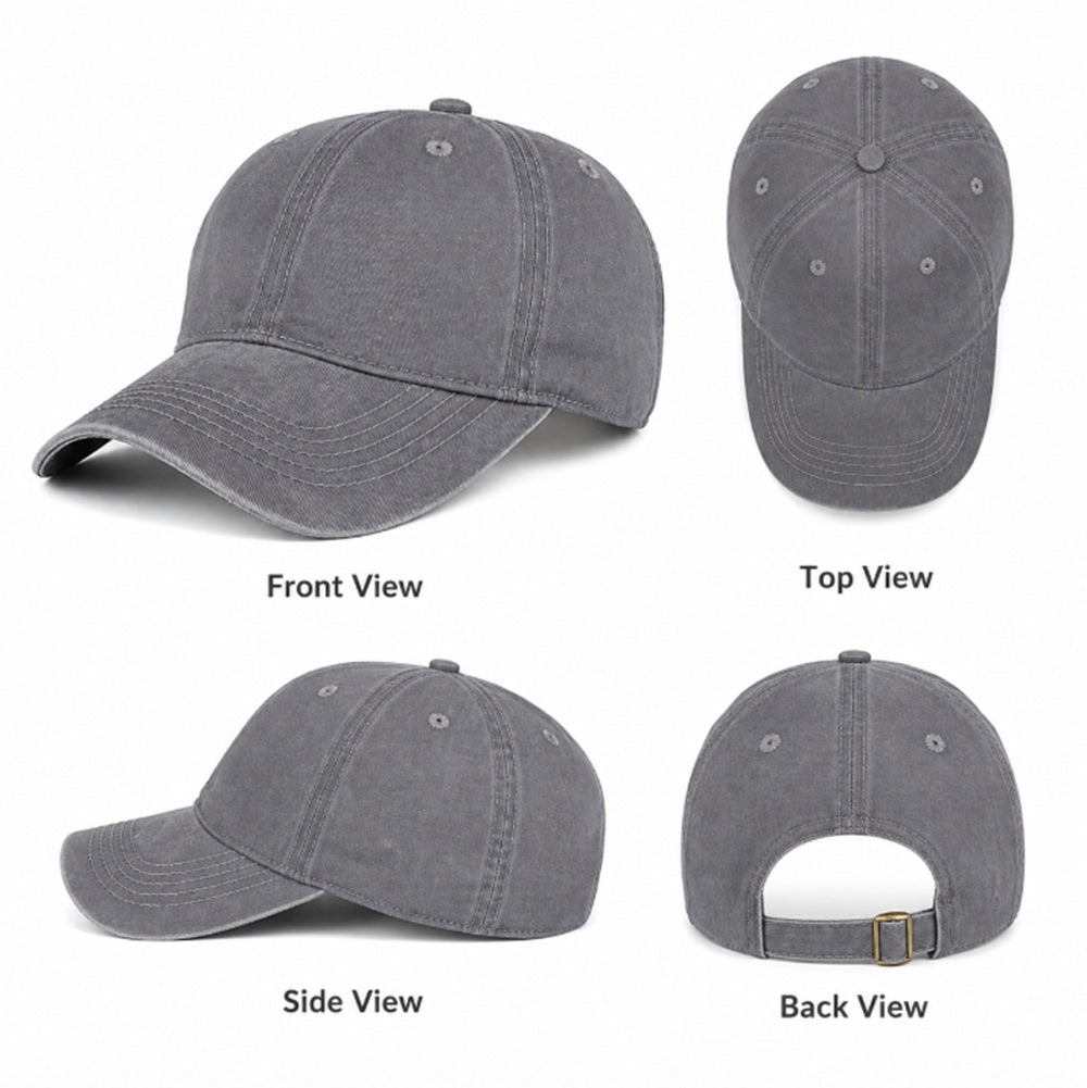 Vintage Style Adjustable Cotton Baseball Cap | TIKA