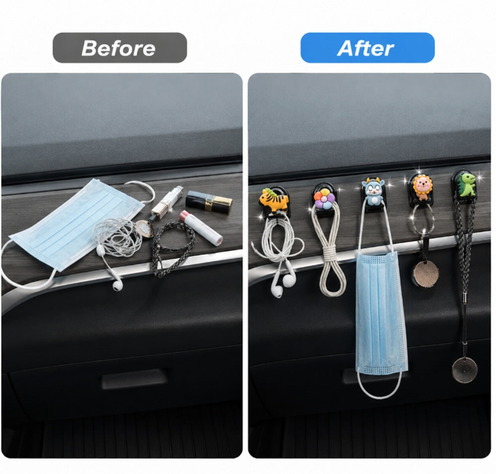 8-Piece Car Headrest Bag Hooks | TIKA