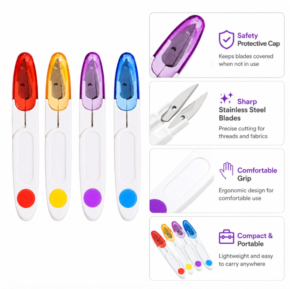 4-Pack Sewing & Embroidery Thread Snips | TIKA