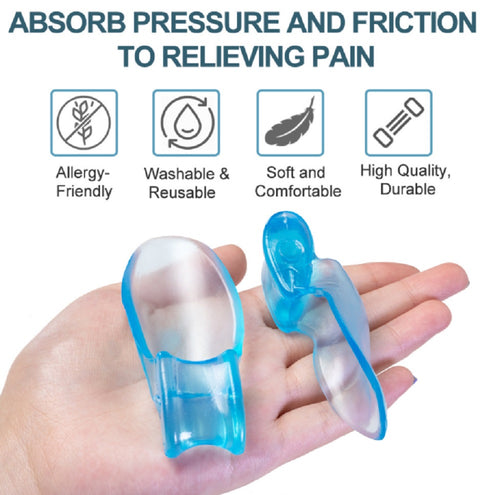 1-Pair Silicone Gel Big Toe Separators | TIKA