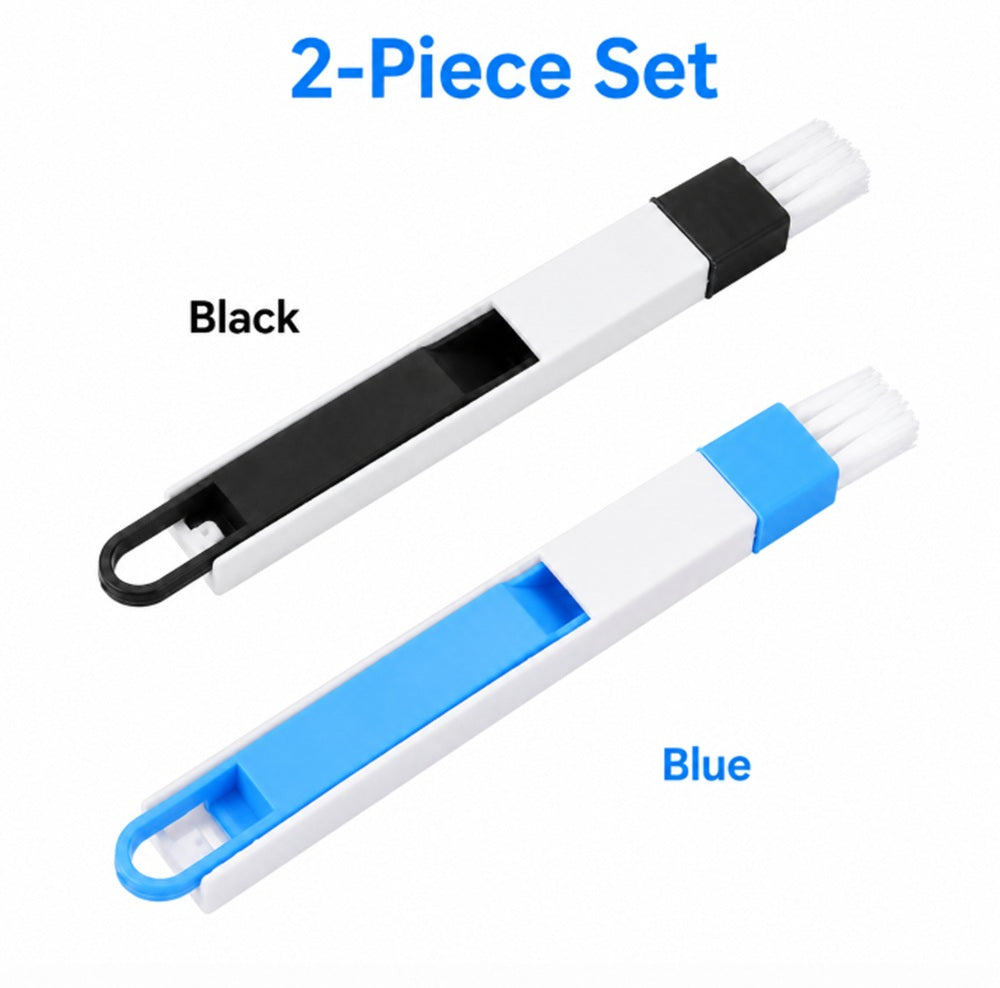 2-in-1 Crevice Cleaning Brush for Tracks & Keyboards | TIKA