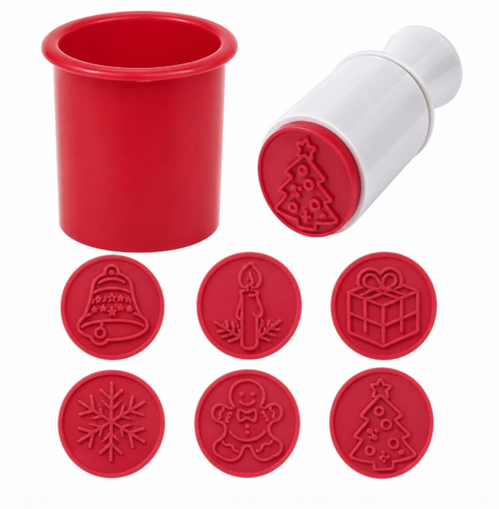Cookie Stamp, Embosser and Biscuit Mold Set | TIKA