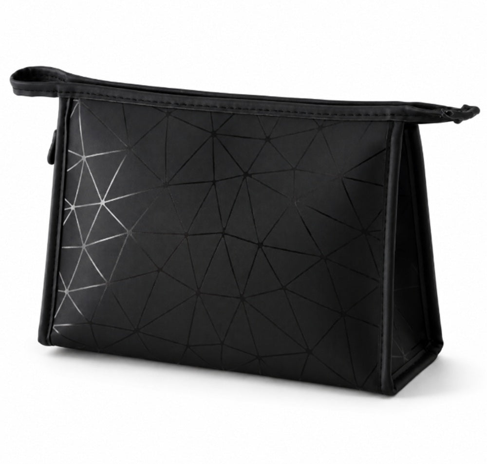 PU Leather Zipper Makeup Bag & Travel Cosmetic Pouch | TIKA