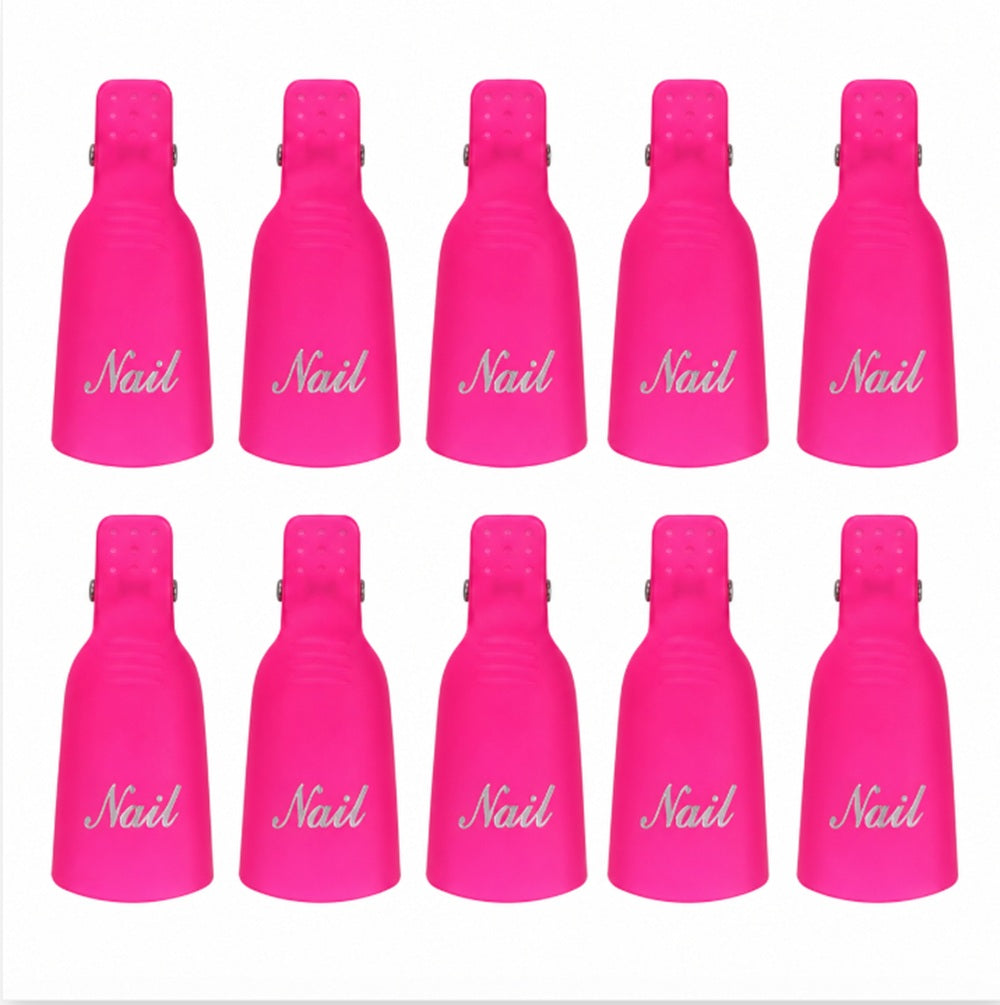 10-Pack Gel Nail Polish Soak-Off Clips | TIKA