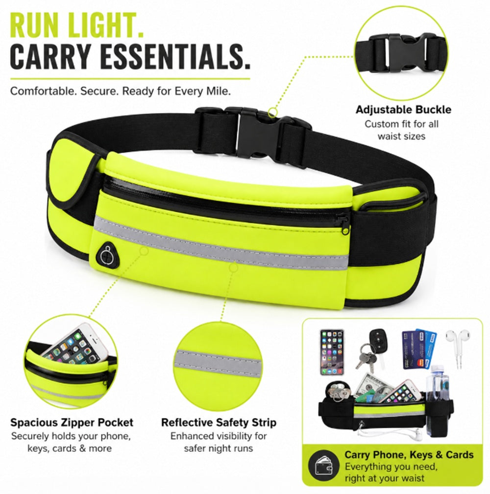 Adjustable Water-Resistant Running Belt | TIKA