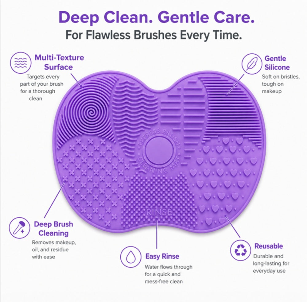 Silicone Makeup Brush Cleaning Mat | TIKA