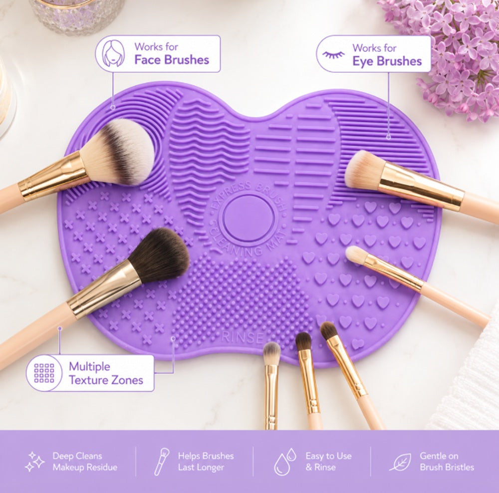 Silicone Makeup Brush Cleaning Mat | TIKA