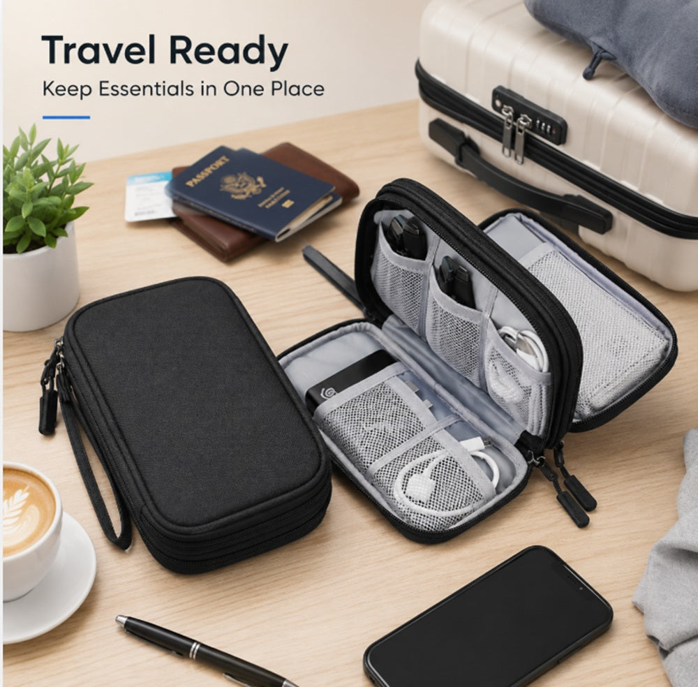 Waterproof Electronics Organizer Travel Bag | TIKA