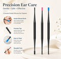 3-Piece Soft Silicone Spiral Ear Cleaner Set | TIKA