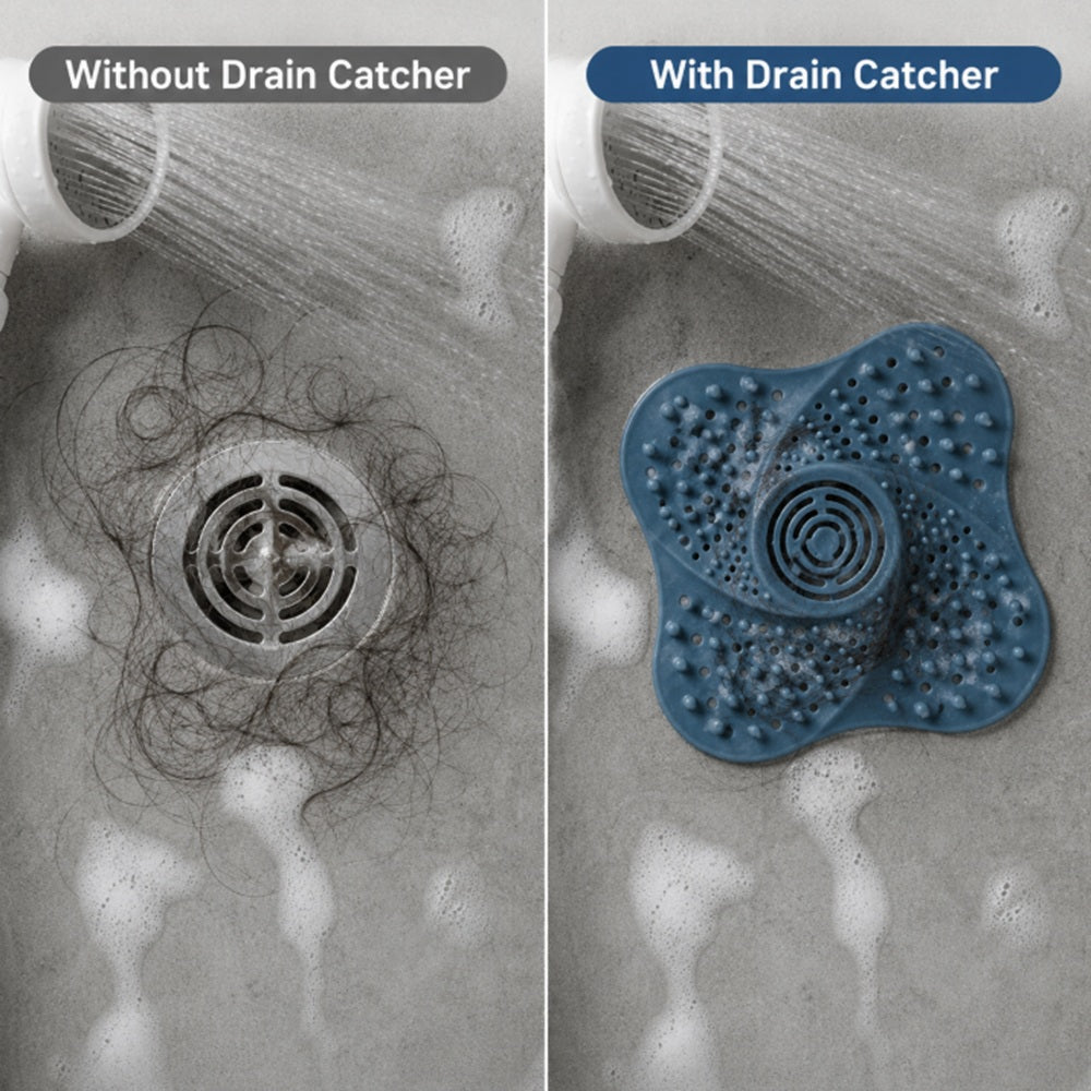 Hair Catcher Drain Cover for Shower & Sink, 1-Pack | TIKA