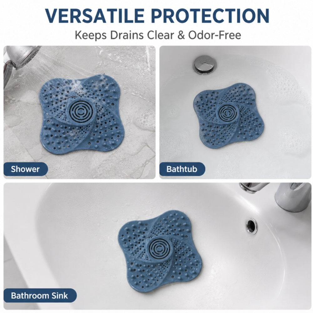 Hair Catcher Drain Cover for Shower & Sink, 1-Pack | TIKA