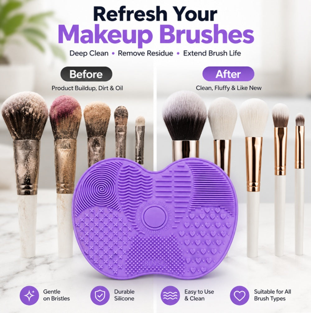 Silicone Makeup Brush Cleaning Mat | TIKA
