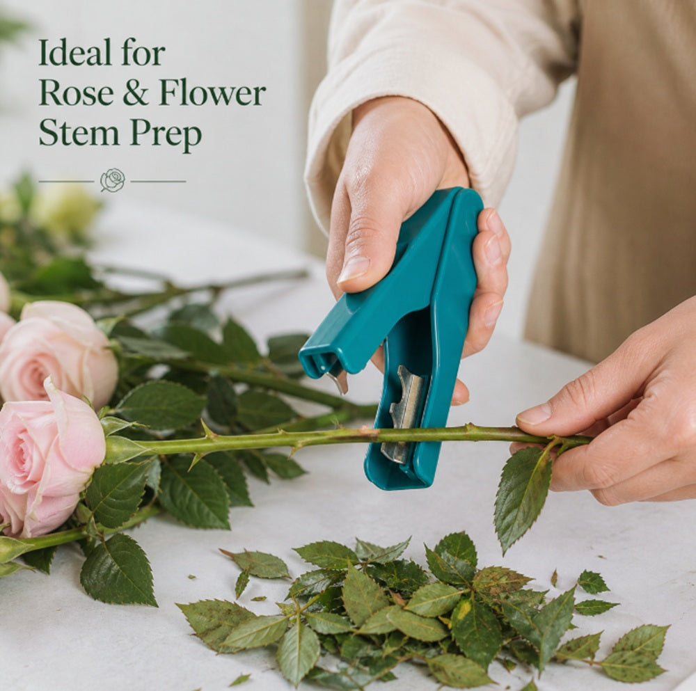 Plastic Rose Thorn & Leaf Stripper Tool | TIKA