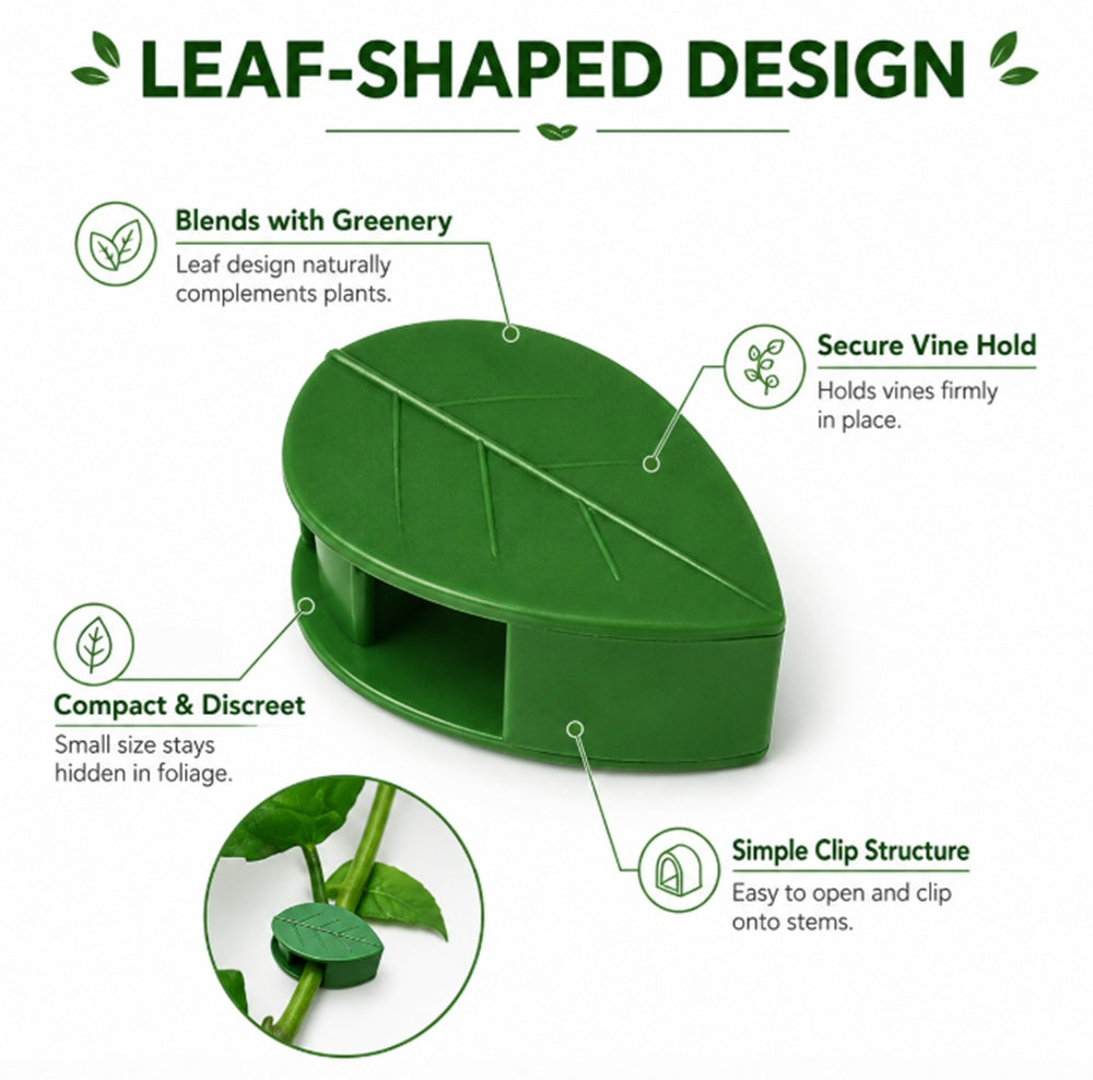 30-Pack Self-Adhesive Plant Climbing Wall Clips | TIKA