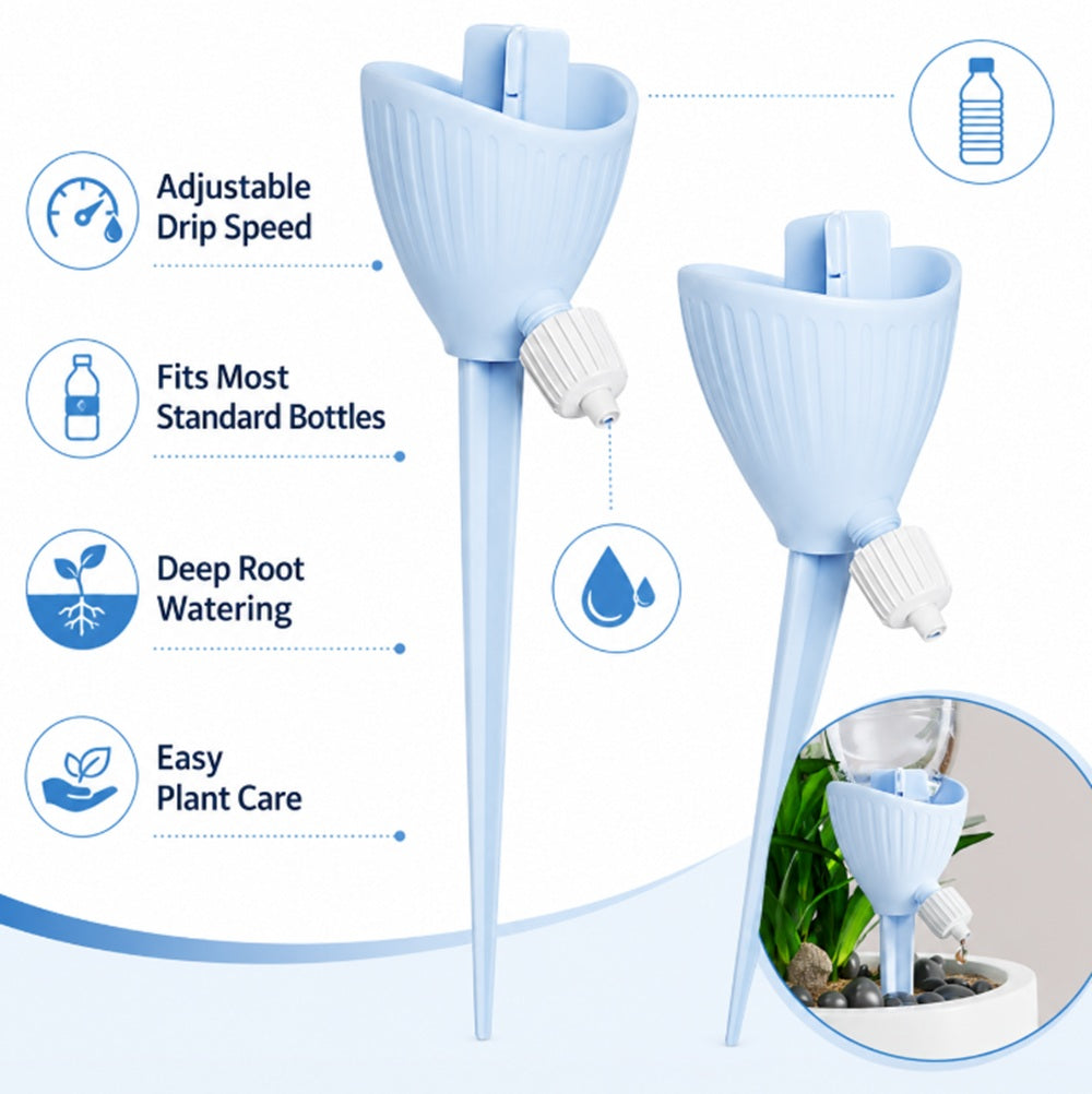 4-Pack Automatic Plant Watering Spikes | TIKA