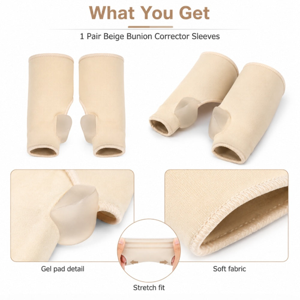 1-Pair Reusable Big Toe Spacers | TIKA