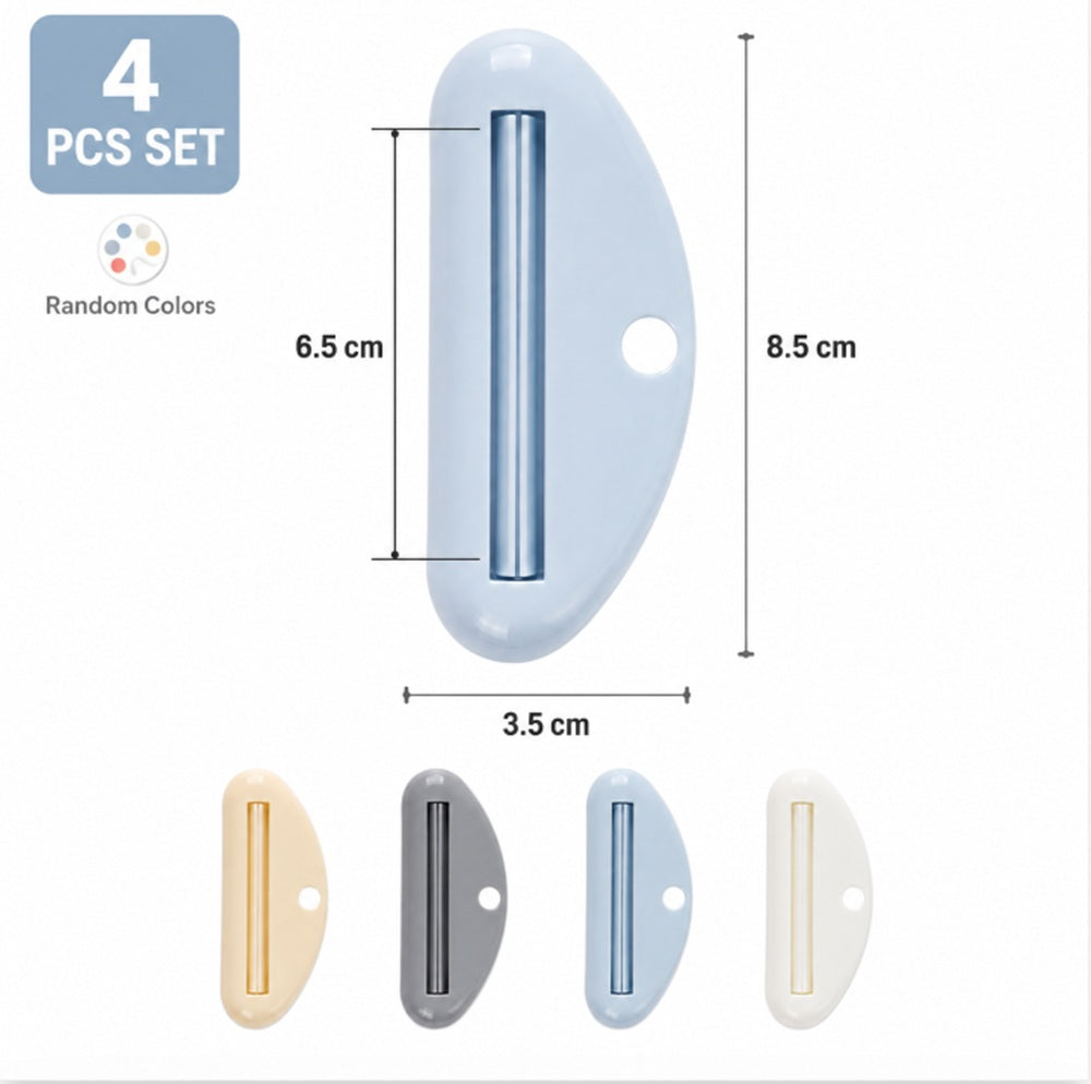 4-Pack Roller Toothpaste Tube Squeezers | TIKA